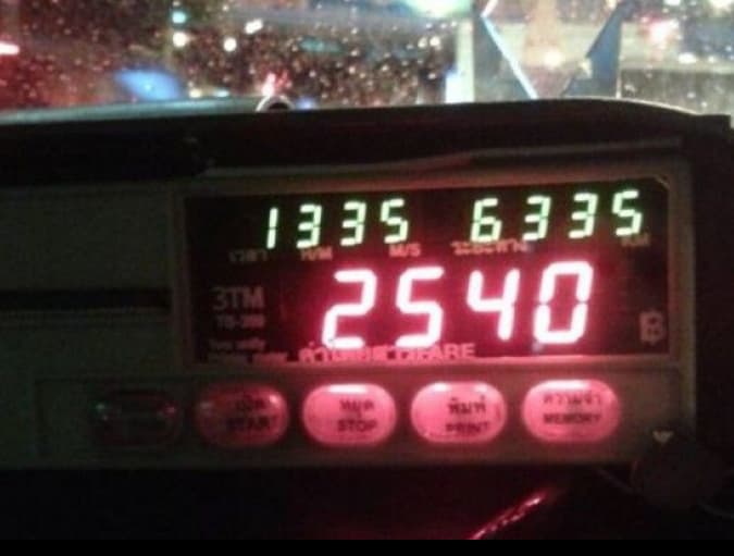 Таксист содрал 2540 батов за одну поездку по Бангкоку.