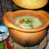 Тайские уличный суп в горшочке.