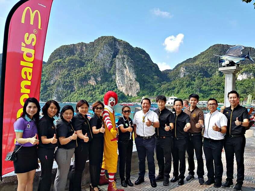 Тайланд. Новости: На острове Ко-Пхи-Пхи открылся первый McDonald's.