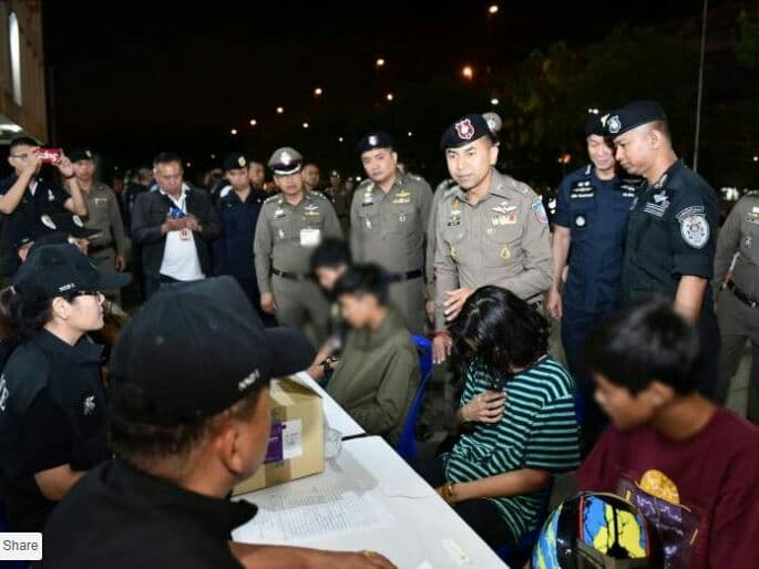 Тайланд. Новости: 100 человек арестовано и 85 мотоциклов конфисковано в Бангкоке.