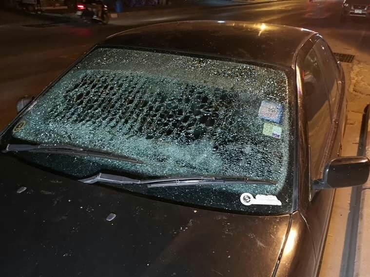 "Гитарный король" сбил женщину по дороге на Волкин-стрит. "Гитарный король" сбил женщину по дороге на Волкин-стрит.