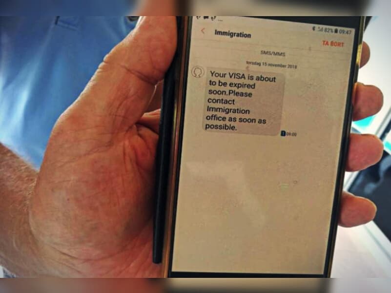 В Прачуап-Кири-Кан придумали способ, как напоминать иностранцам о продлении визы. В Прачуап-Кири-Кан придумали способ, как напоминать иностранцам о продлении визы.