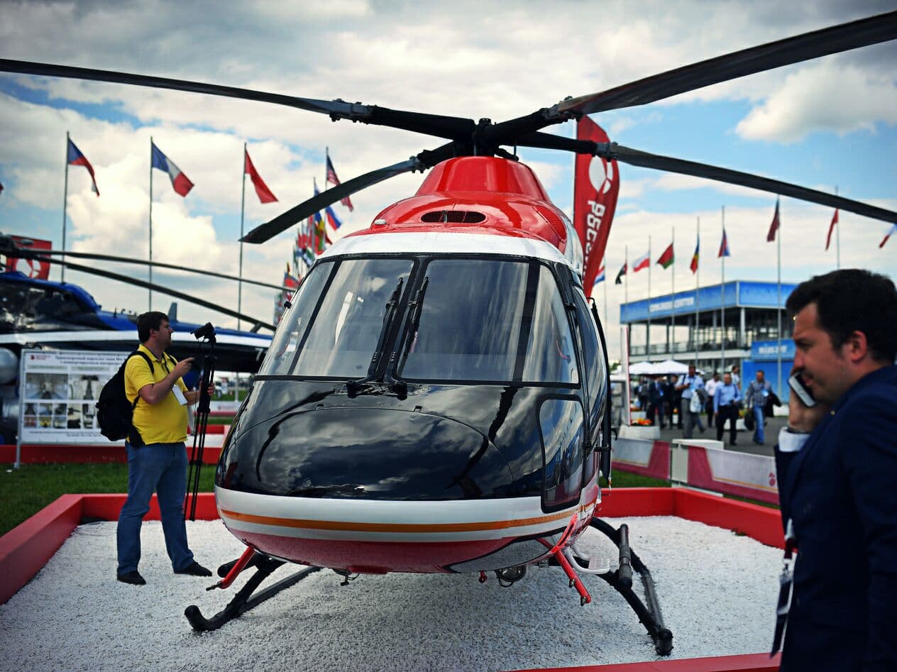 В аэропорту У-Тапао прошла презентация новых российских вертолетов.