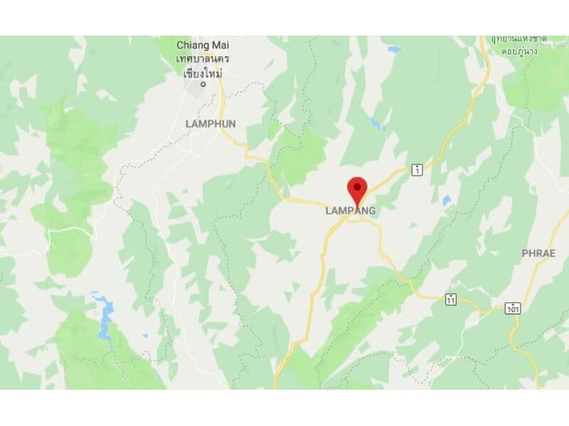 В Лампанге случилось землетрясение, повреждены дома и храм.