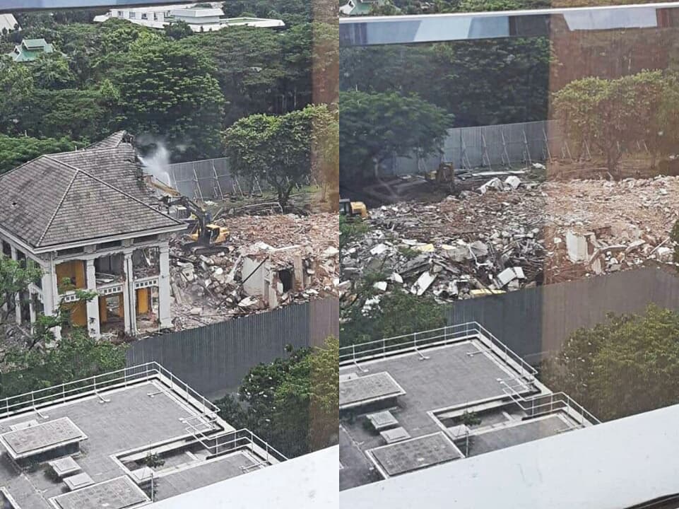 В Бангкоке ради нового ТЦ снесли историческое британское посольство. В Бангкоке ради нового ТЦ снесли историческое британское посольство.