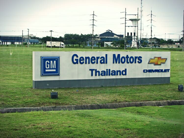 GM сворачивает продажи автомобилей Chevrolet в Таиланде.