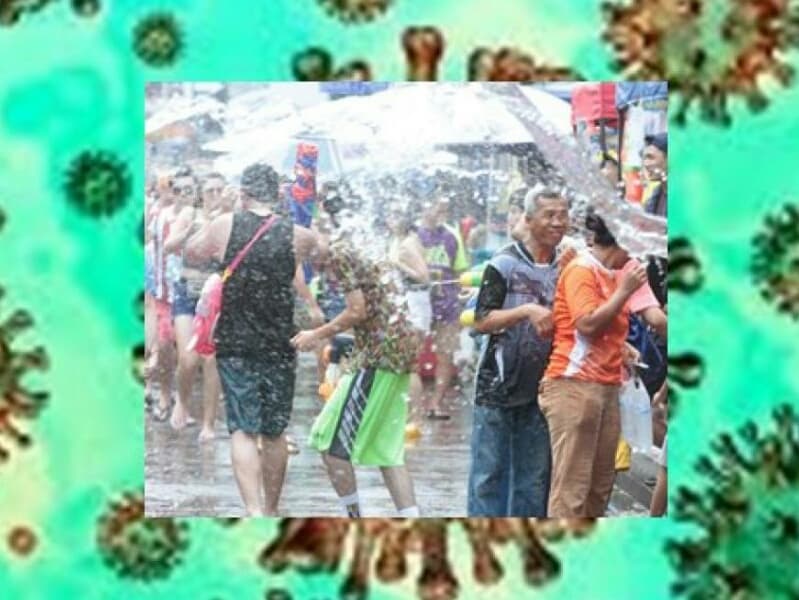 Бангкок отменил Сонкран на улице Кхао-Сан, но не может запретить обливания.