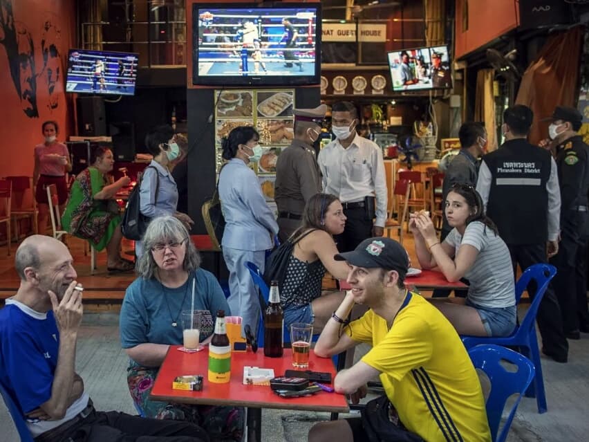 Вирусный путеводитель для туристов в Таиланде.