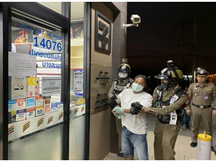 Грабитель 7-Eleven'а в Паттайе оказался бывшим гангстером из США.