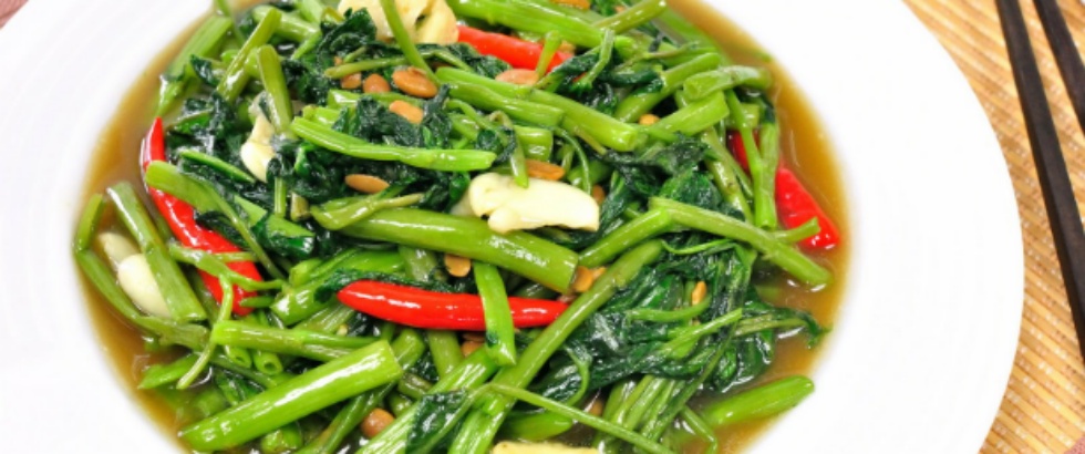 Пак бунг — тайское блюдо для веганов