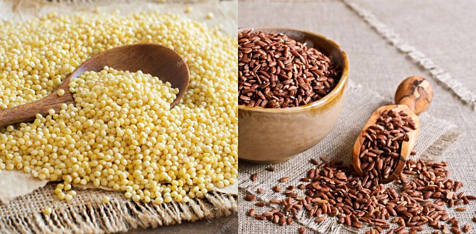 Замены рису: пшено и бурый рис
