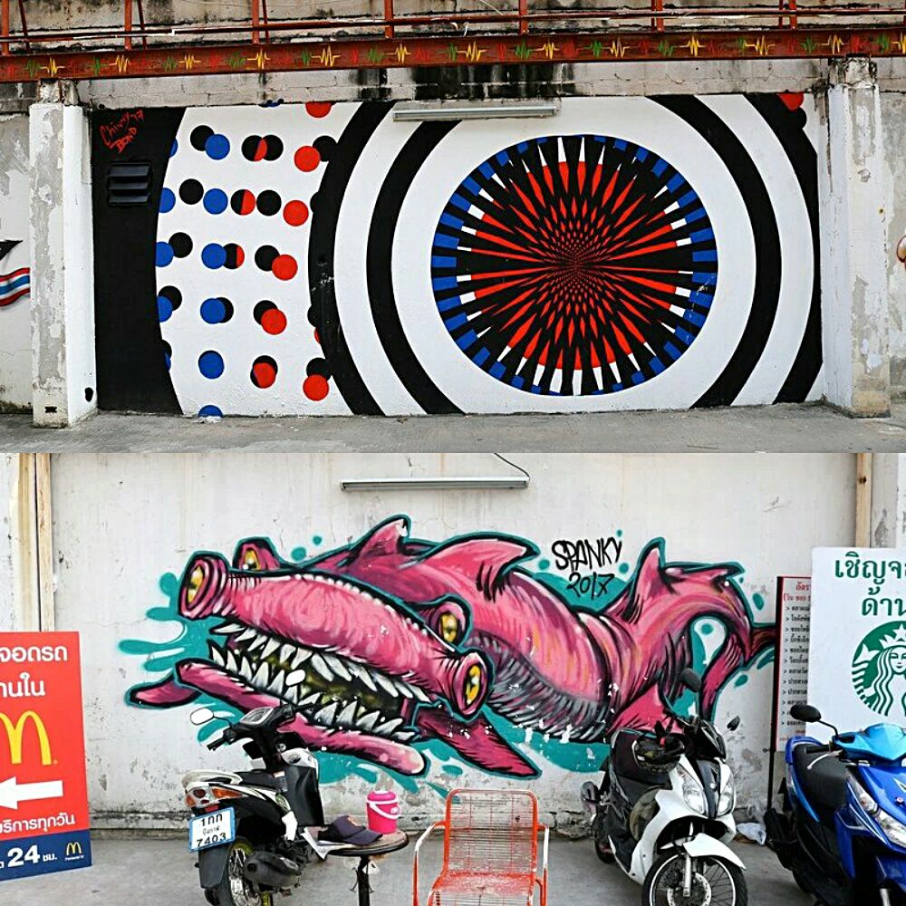 Уличное искусство в Таиланде