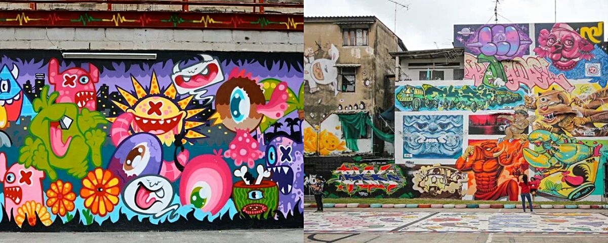 Уличное искусство в Таиланде