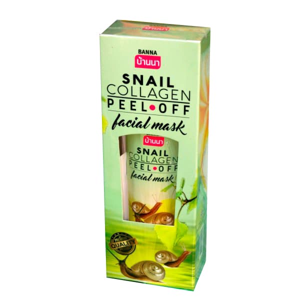 Маска - плёнка с улитками и коллагеном.
