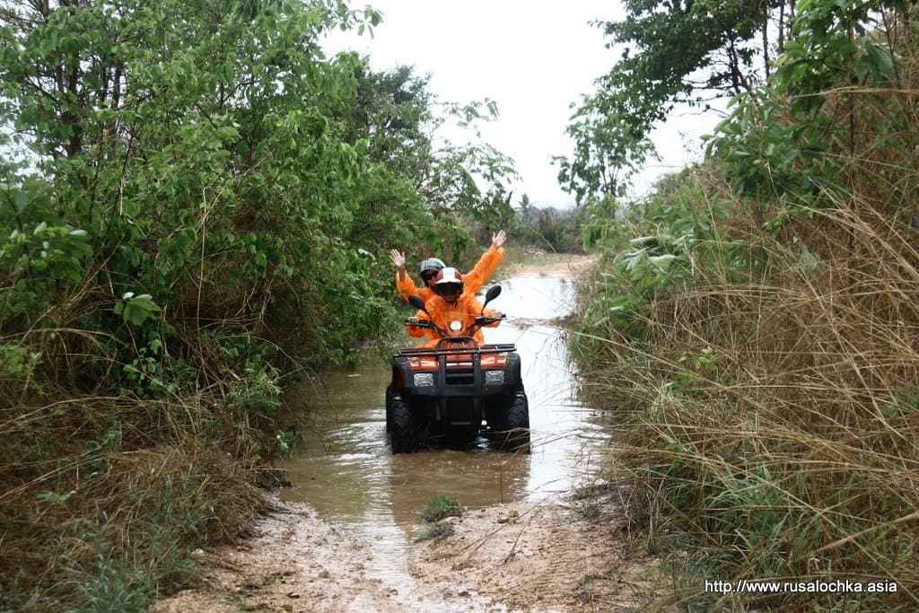 Экскурсия в Паттайе. VIP Прогулка по джунглям, на квадроциклах.